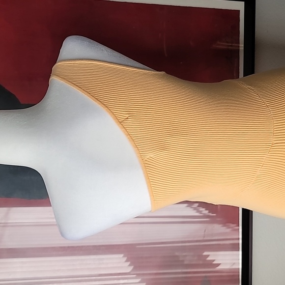 NWT Free People Beach Waverly Sweater One Piece Jumpsuit, Size M, Color Yellow - Picture 7 of 10